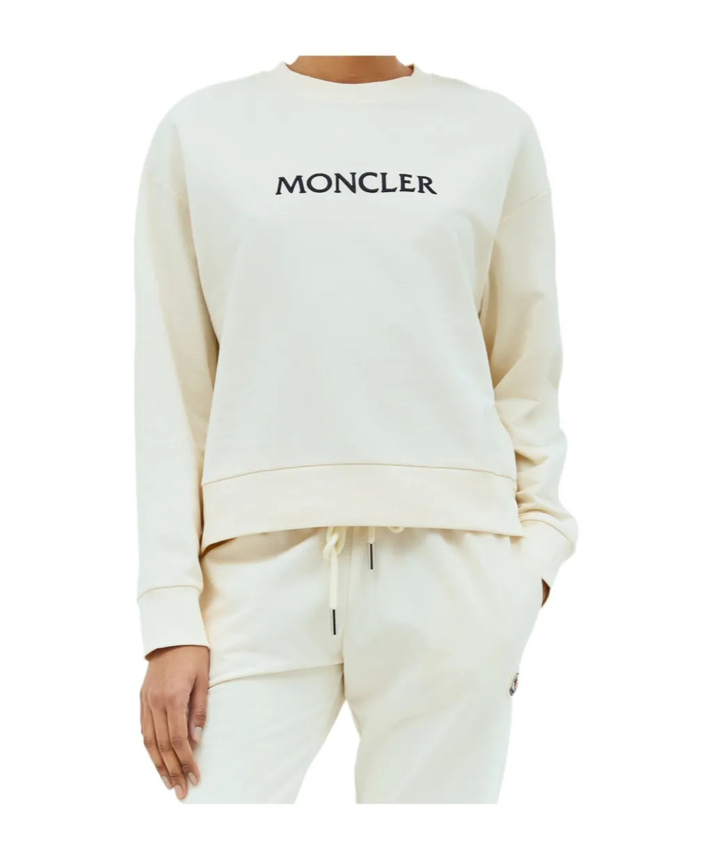 Logo Embroidered Drawstring Hoodie