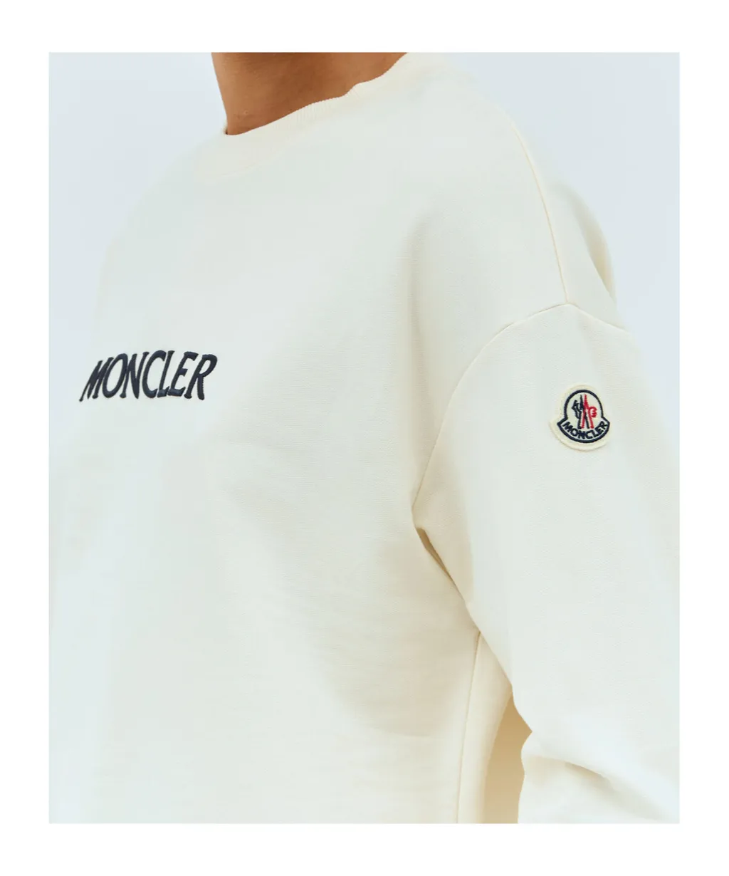 Logo Embroidered Drawstring Hoodie