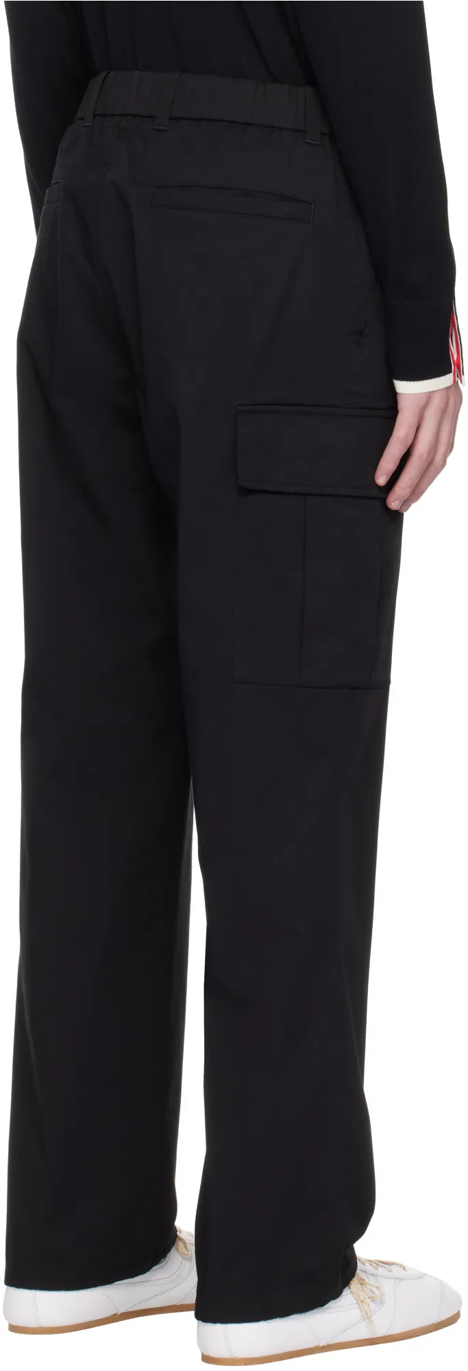 Logo Patch Cargo Pants