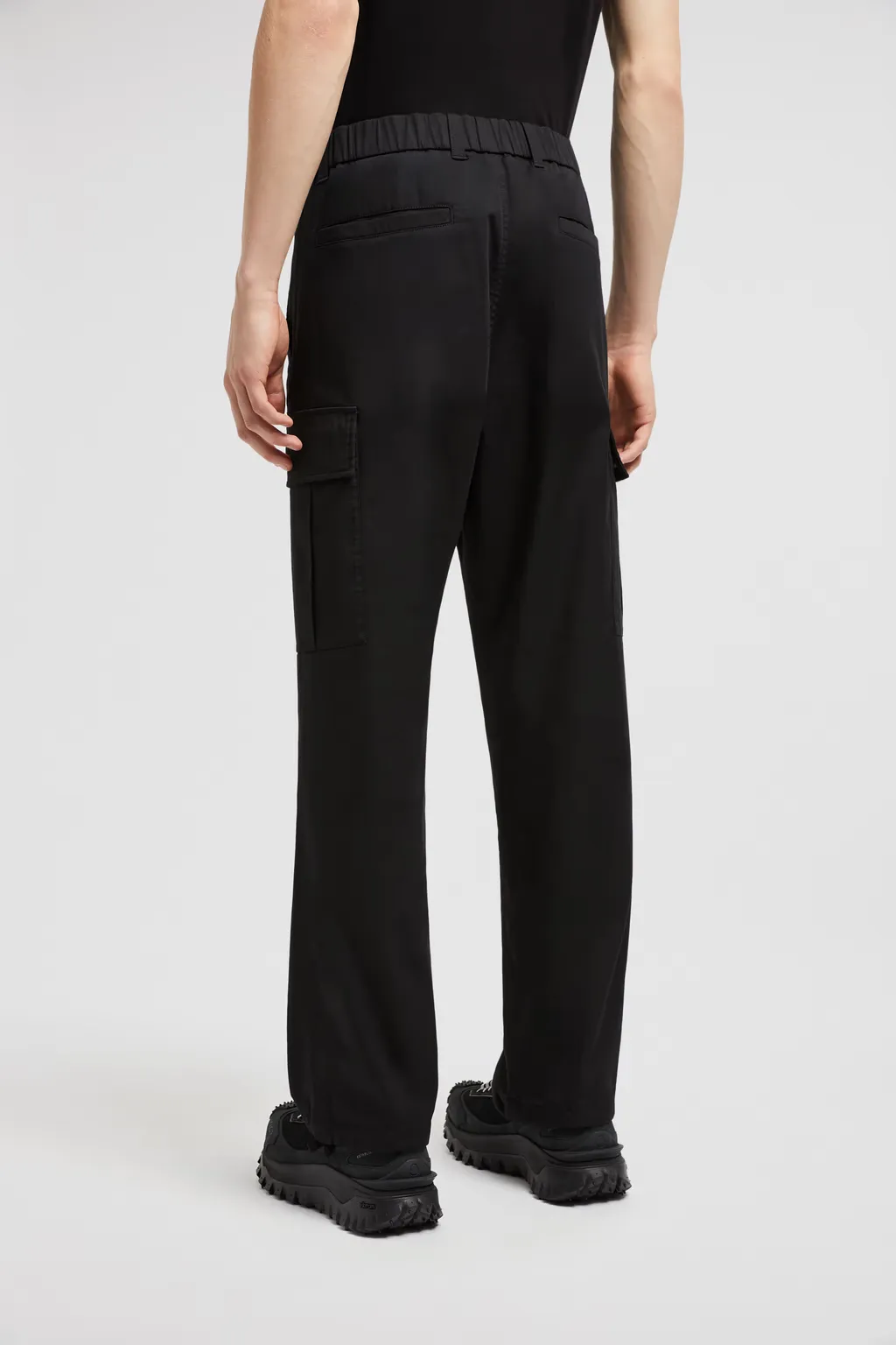 Logo Patch Cargo Pants