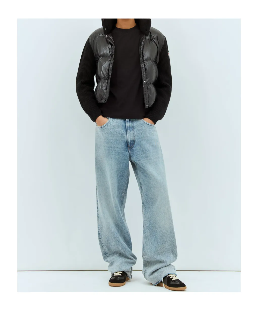 Cotton Pleated Sleeve T-Shirt