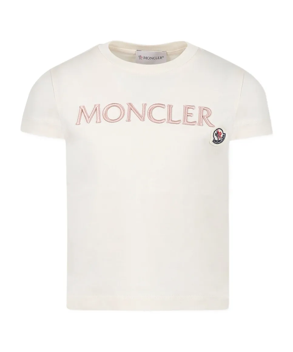 Embroidered Logo Cotton T-Shirt
