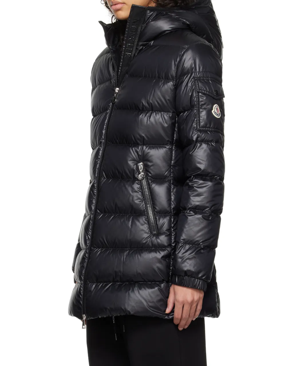 Glements Hooded Mid-Length Down Jacket