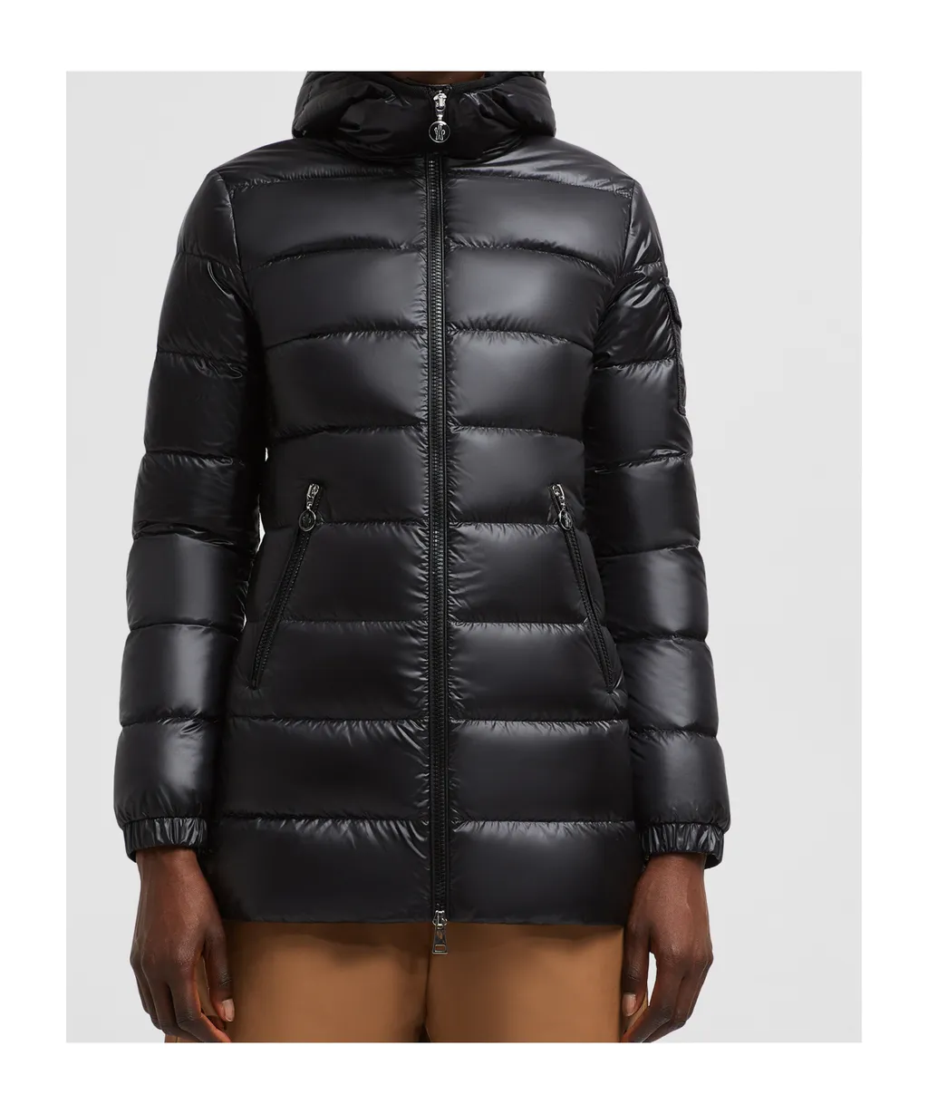 Glements Hooded Mid-Length Down Jacket