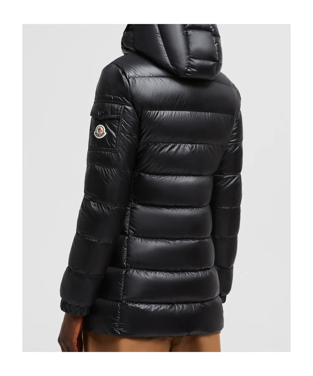 Glements Hooded Mid-Length Down Jacket