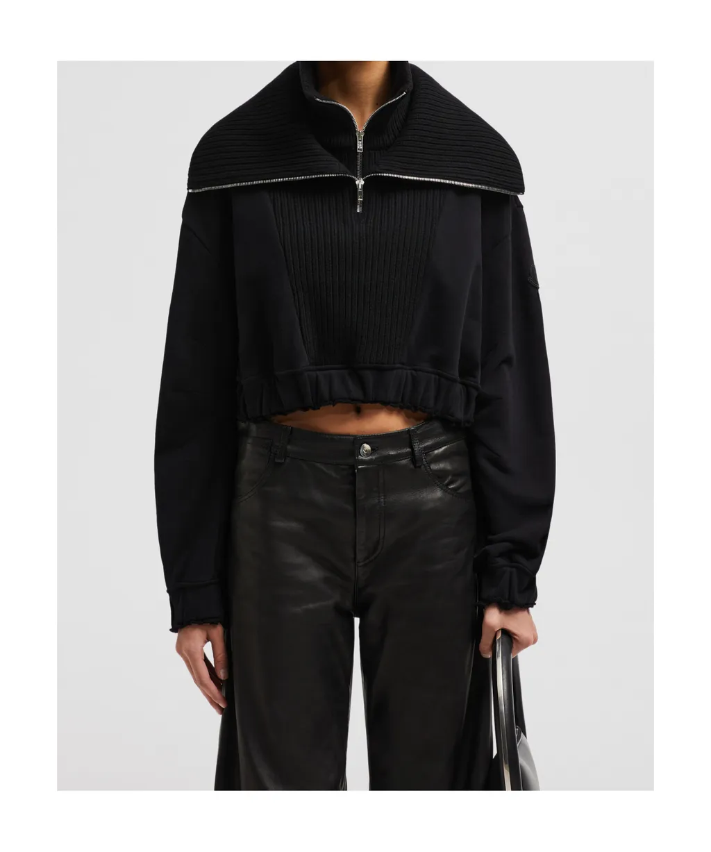 Moncler X Willow Smith Half-Zip Knit Jumper