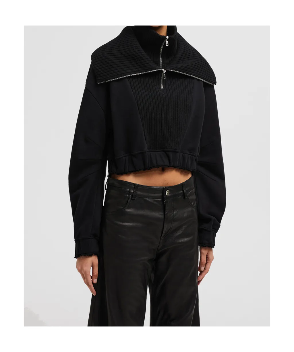 Moncler X Willow Smith Half-Zip Knit Jumper