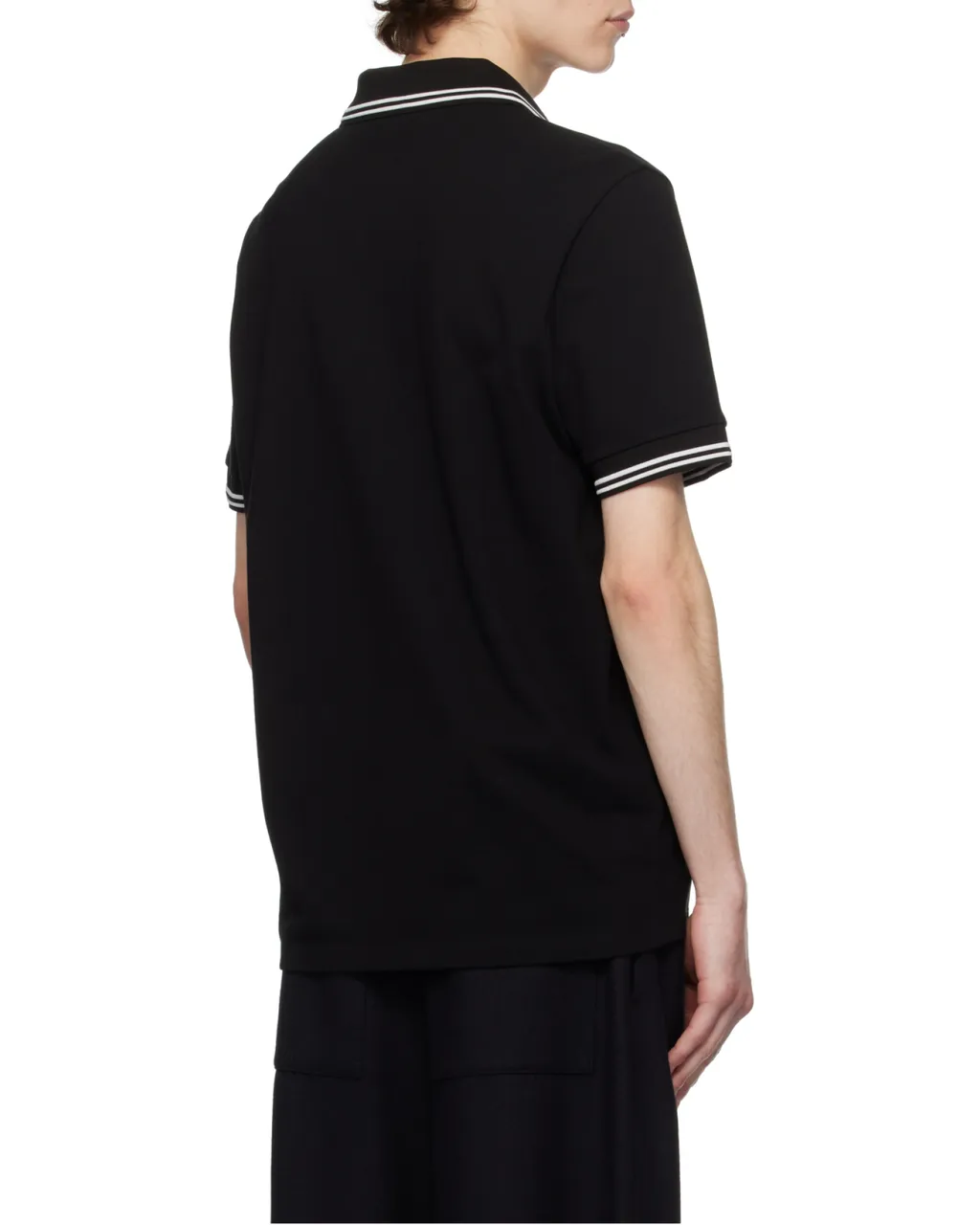 Logo Patch Short Sleeved Polo Shirt