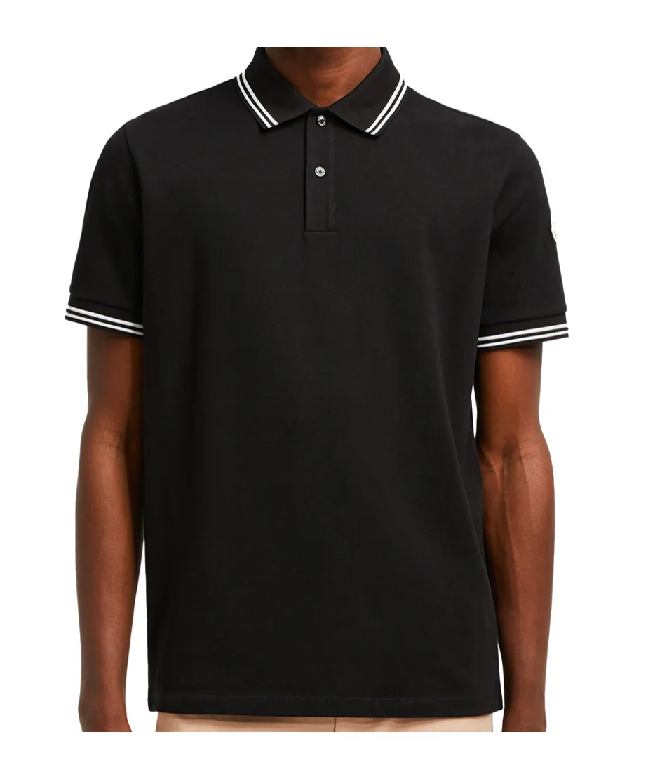 Logo Patch Short Sleeved Polo Shirt