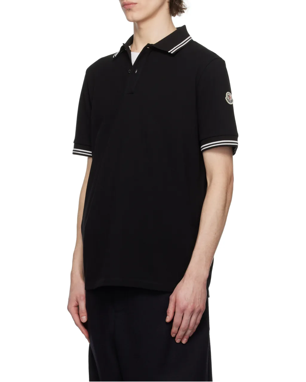 Logo Patch Short Sleeved Polo Shirt