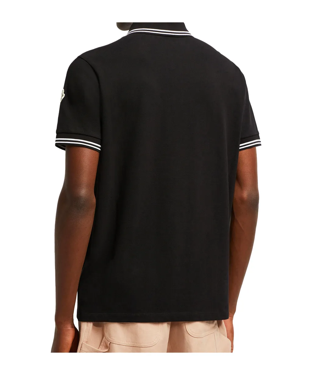 Logo Patch Short Sleeved Polo Shirt