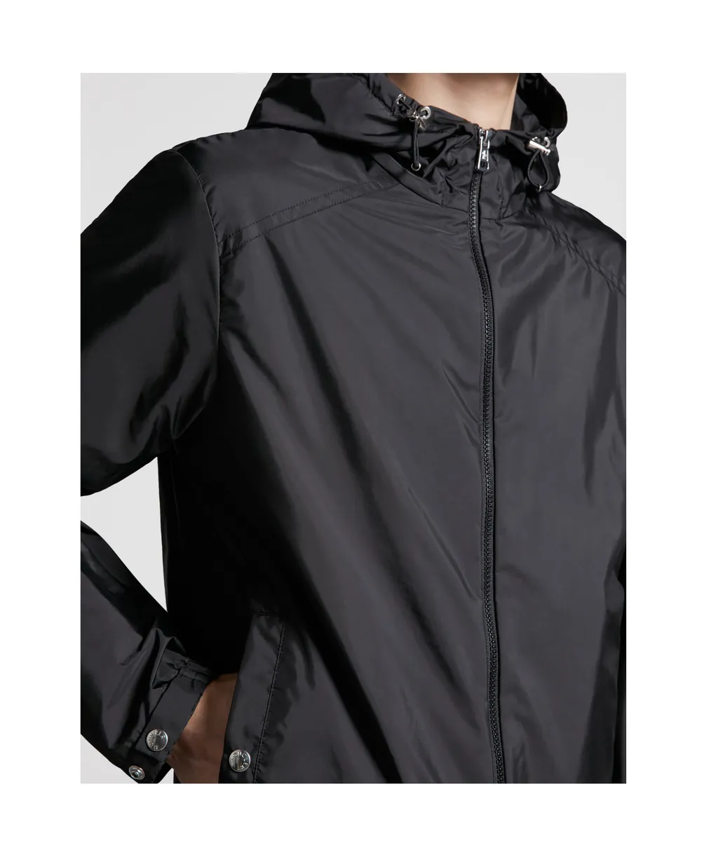 Etiache Zip-Up Hooded Rain Jacket
