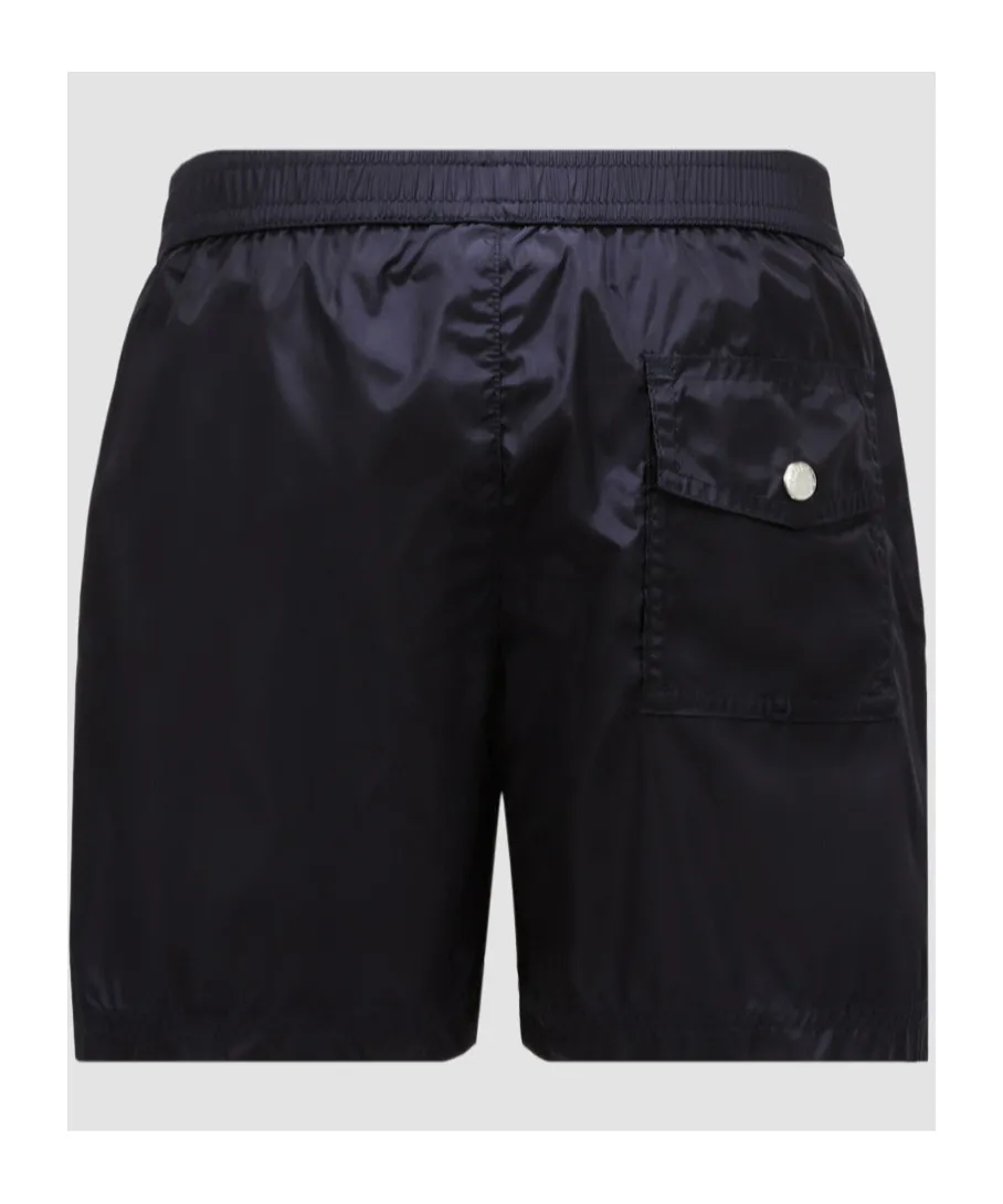 Tricolour-Trimmed Swim Shorts