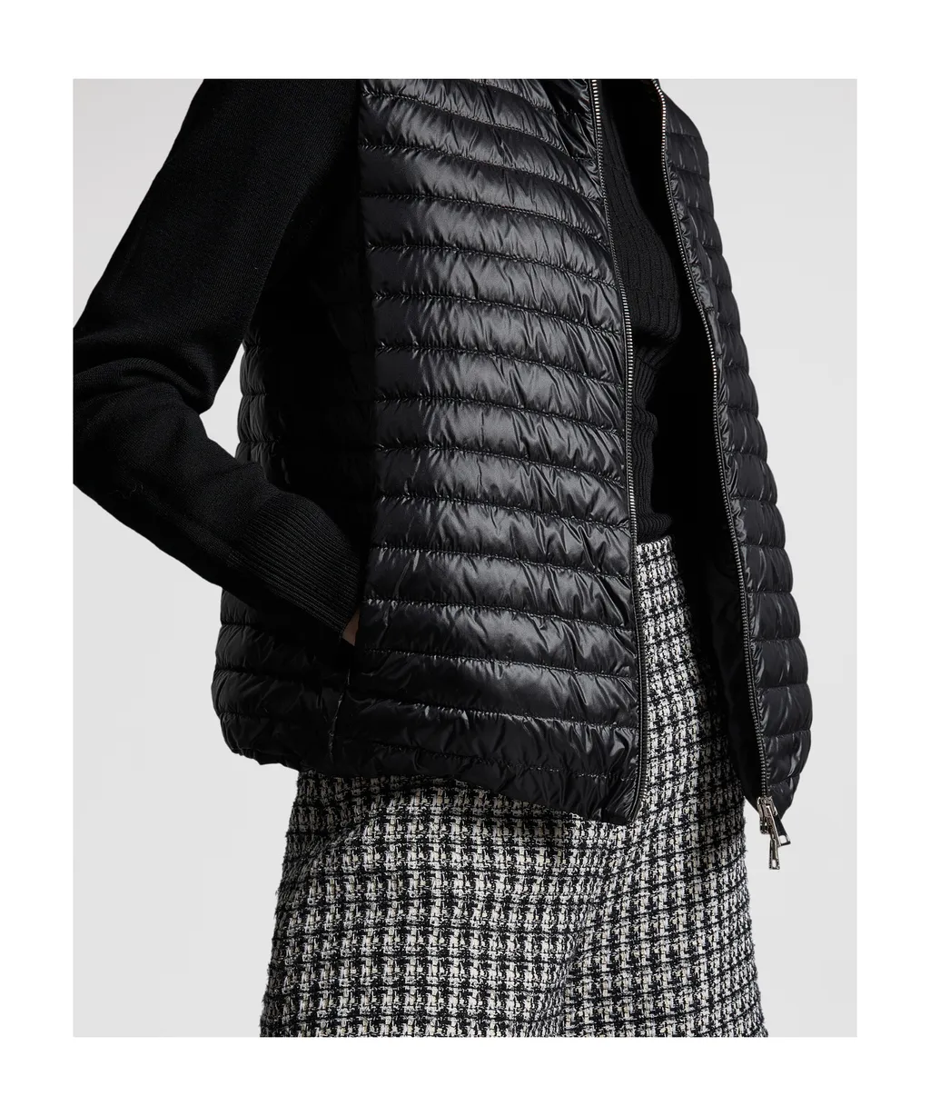 Padded Contrasting Zip-Up Jacket