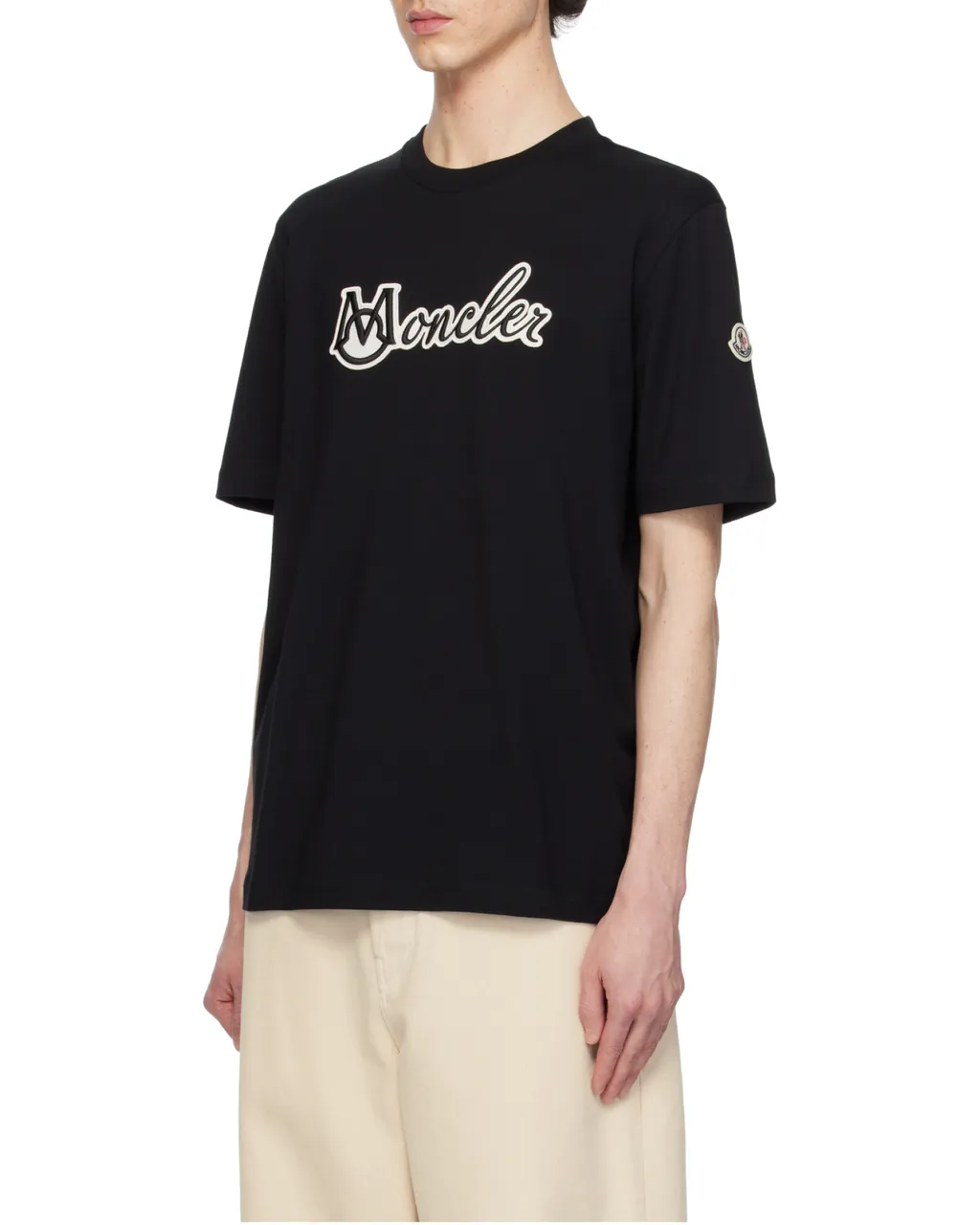 Logo Patch Crewneck T-Shirt