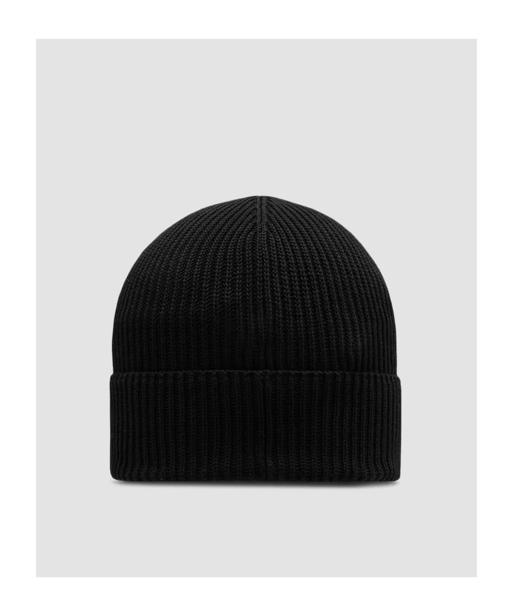 Logo Patch Knitted Beanie