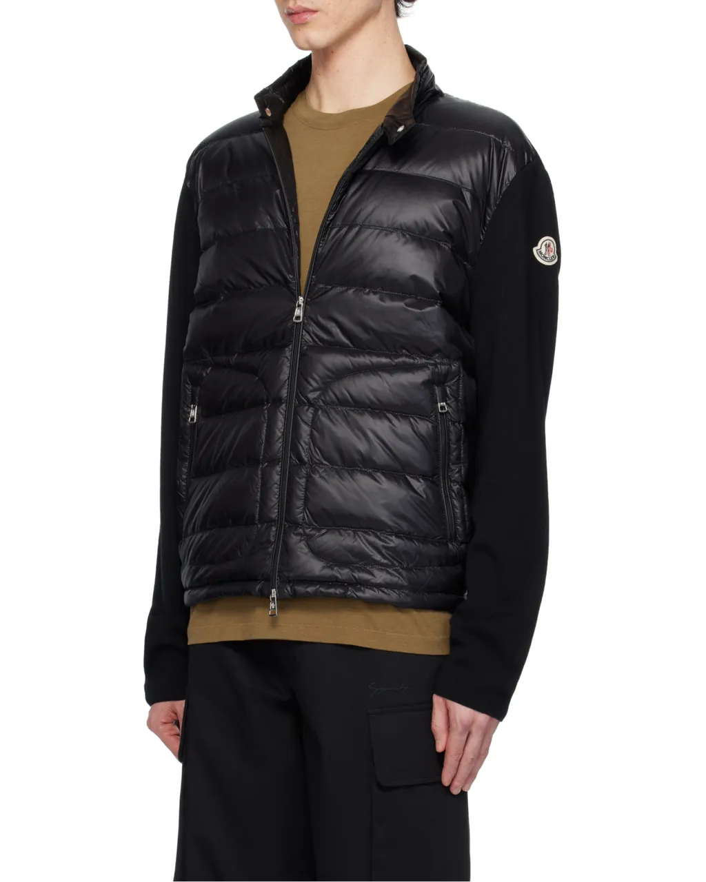 Logo Patch Down Cardigan