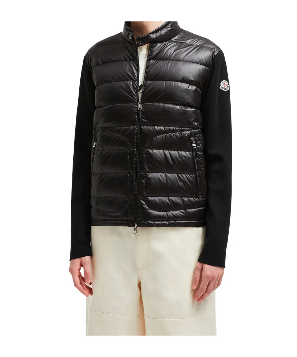 Logo Patch Down Cardigan