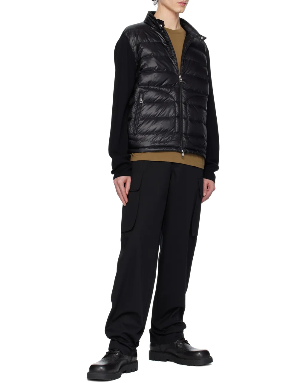 Logo Patch Down Cardigan