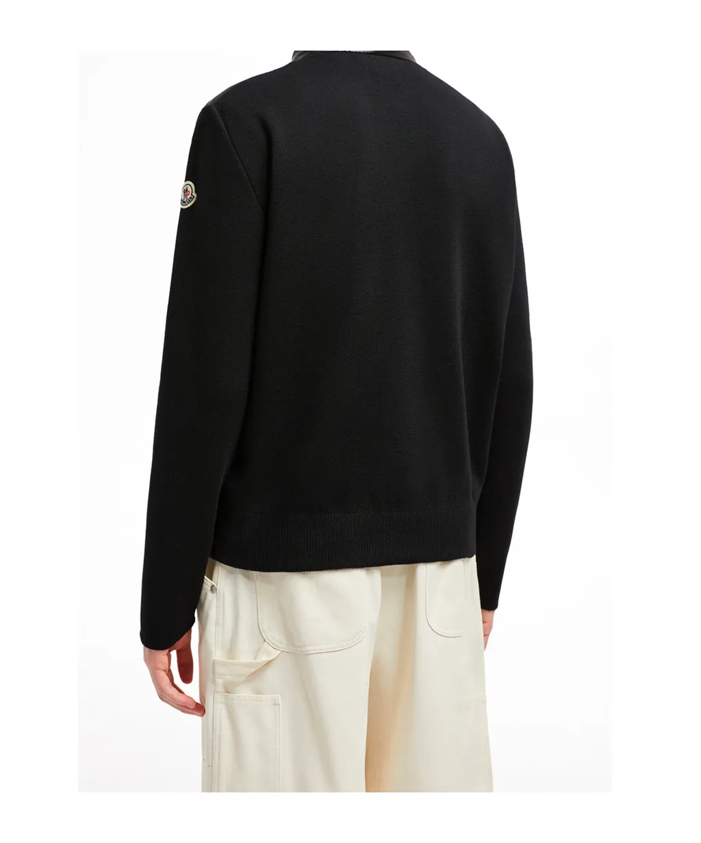 Logo Patch Down Cardigan