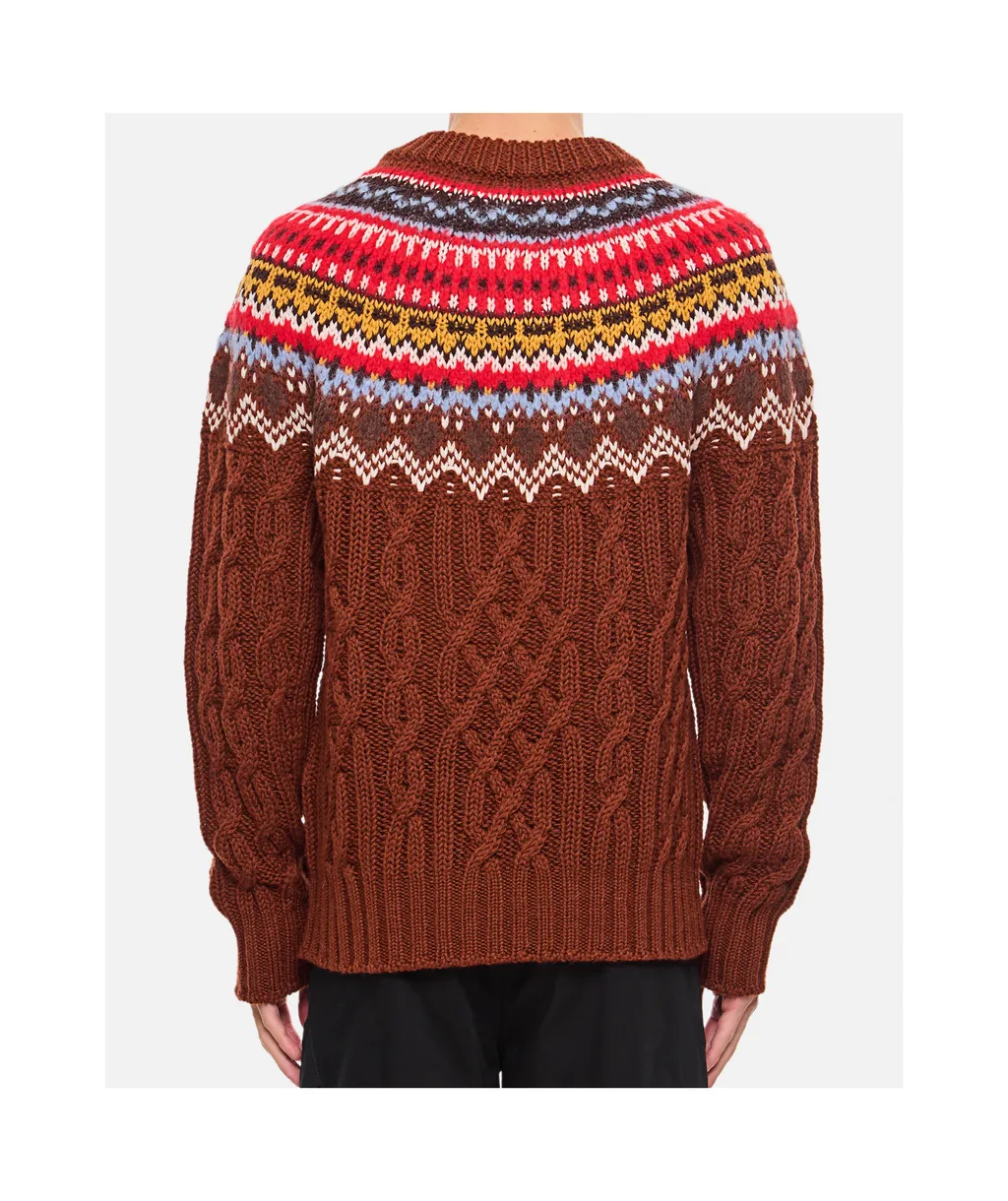 Pattern Jacquard Sweater