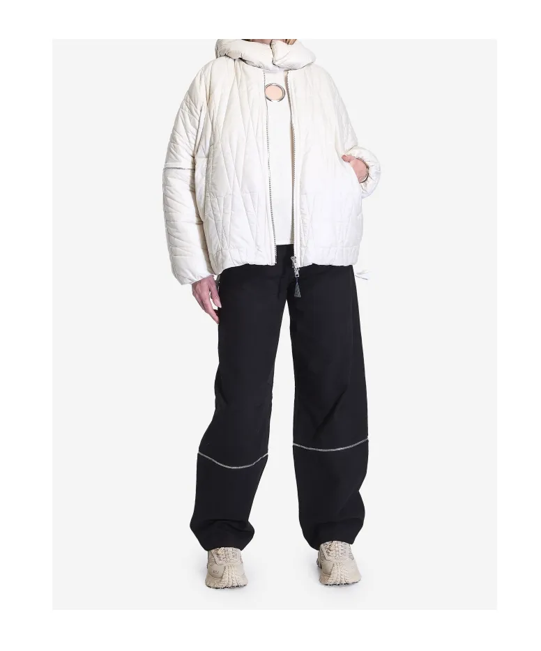 Long-Sleeved Down Jacket