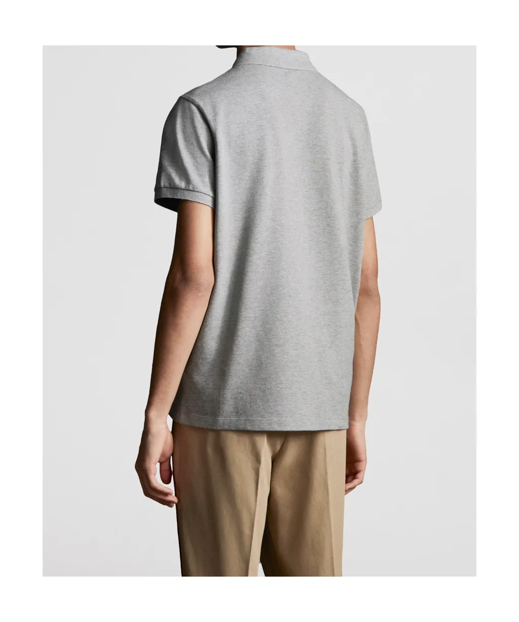 Logo Patch Cotton Polo Shirt
