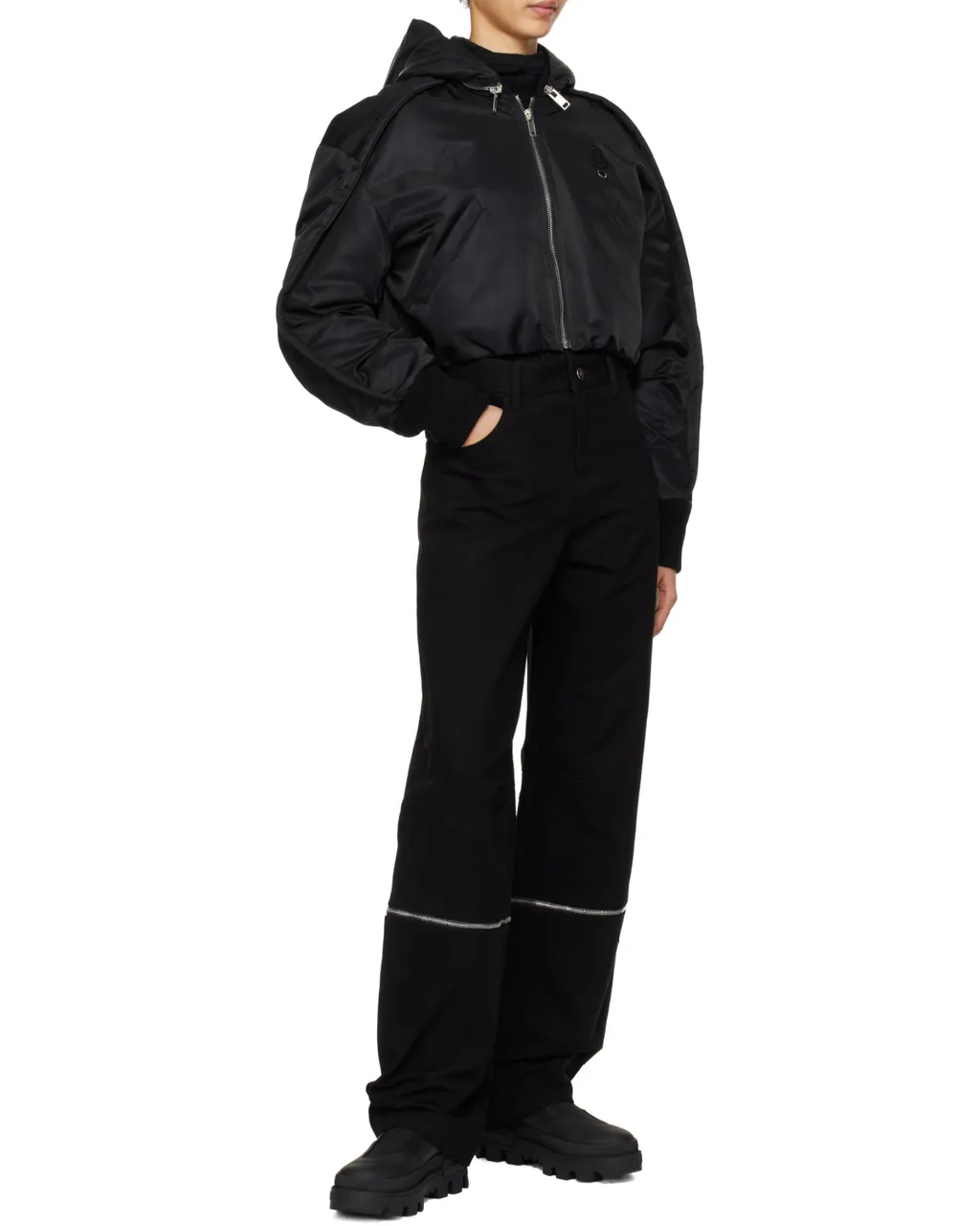 Malek Hooded Short Down Jacket