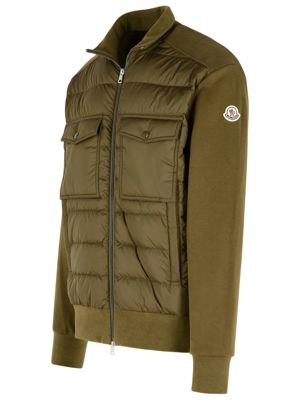 Padded Zip-Up Sweatshirt