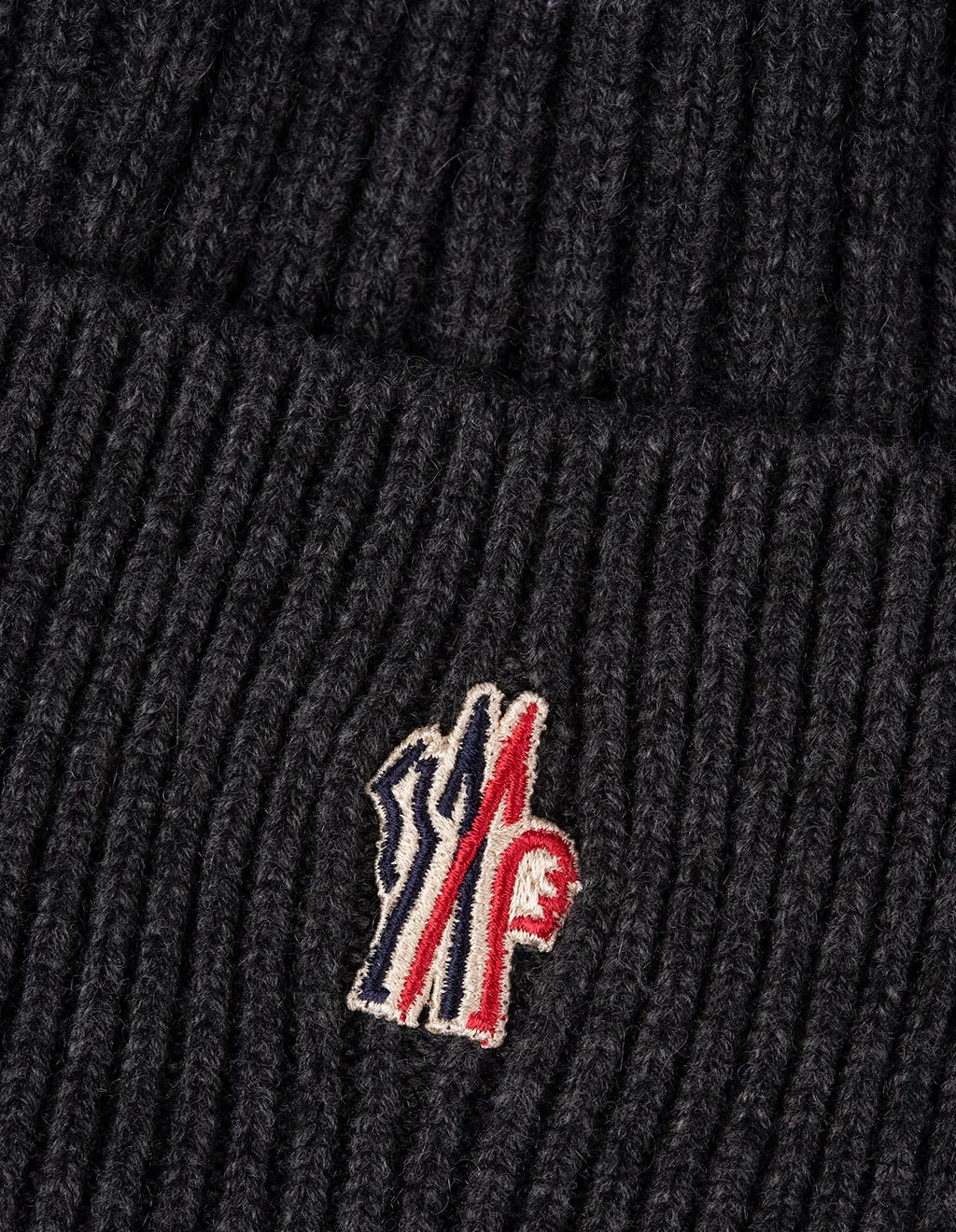 Grenoble Logo Patch Knit Beanie
