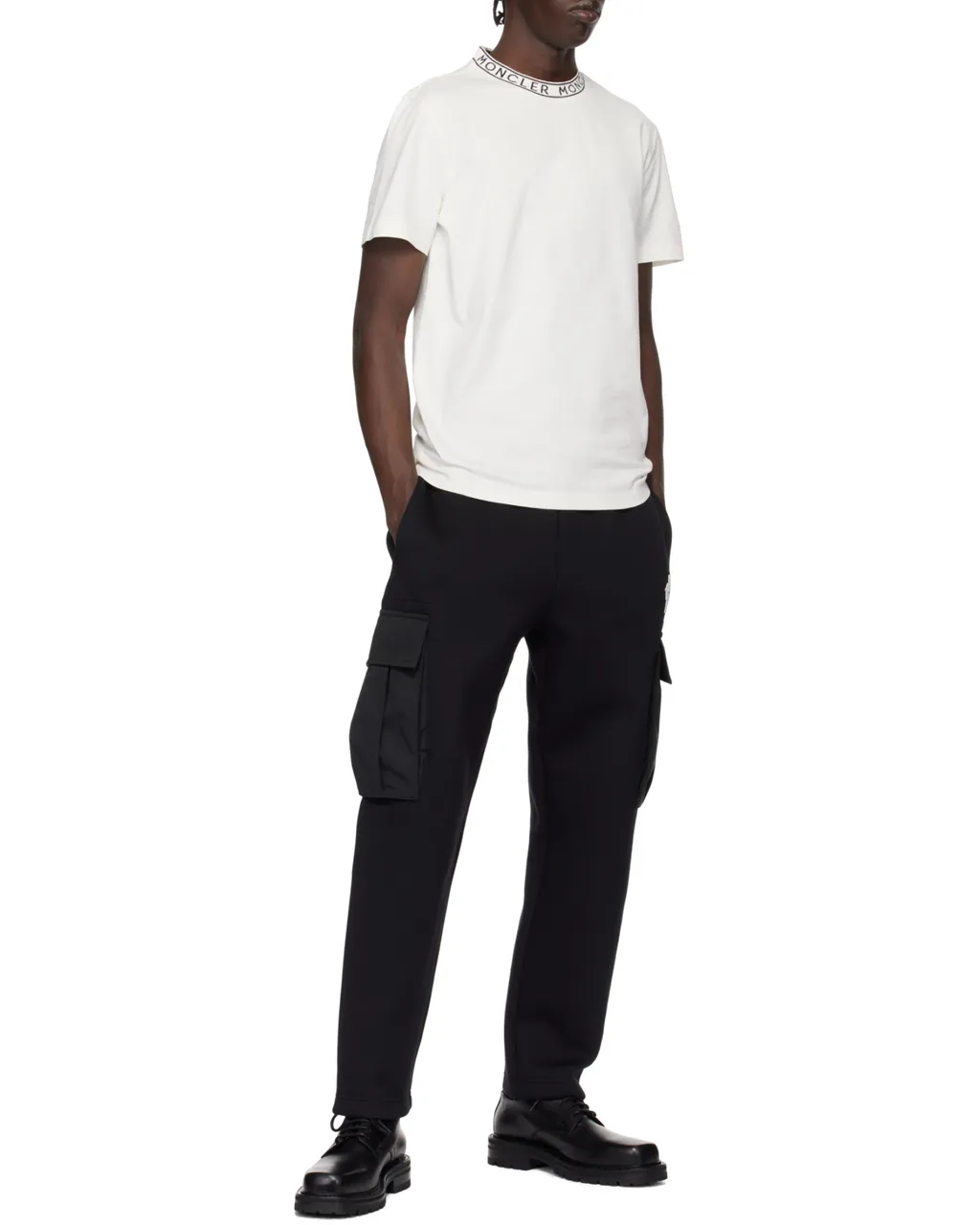 Logo Patch Cargo Sweatpants