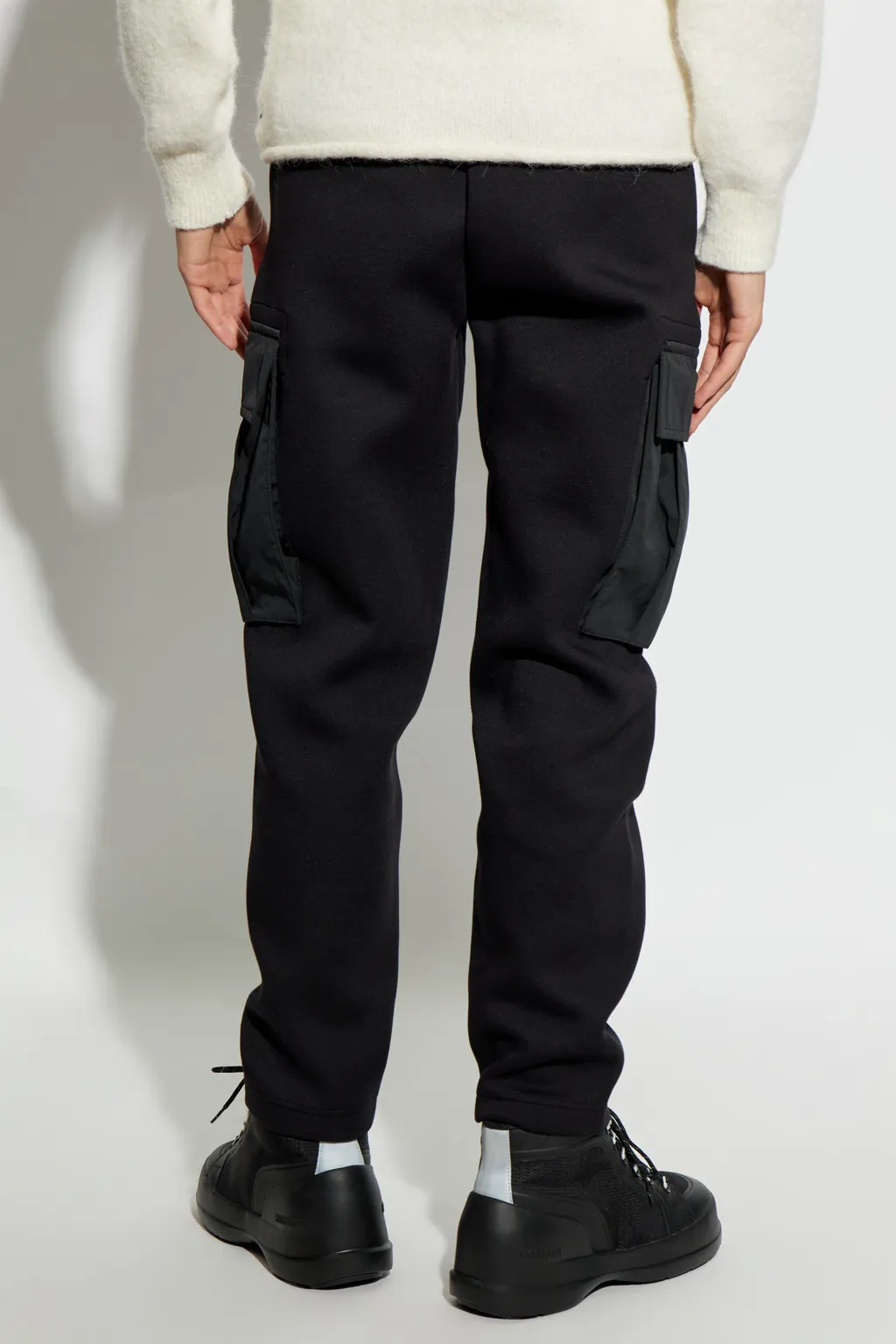 Logo Patch Cargo Sweatpants