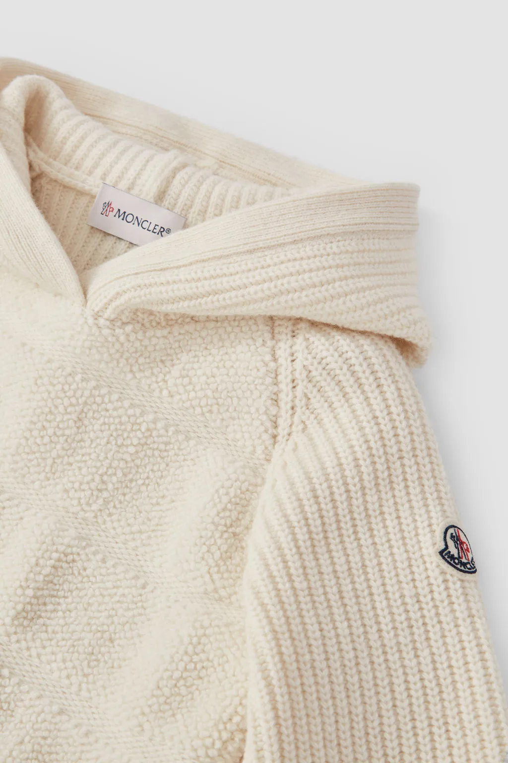 Logo-Patch Hooded Jumper