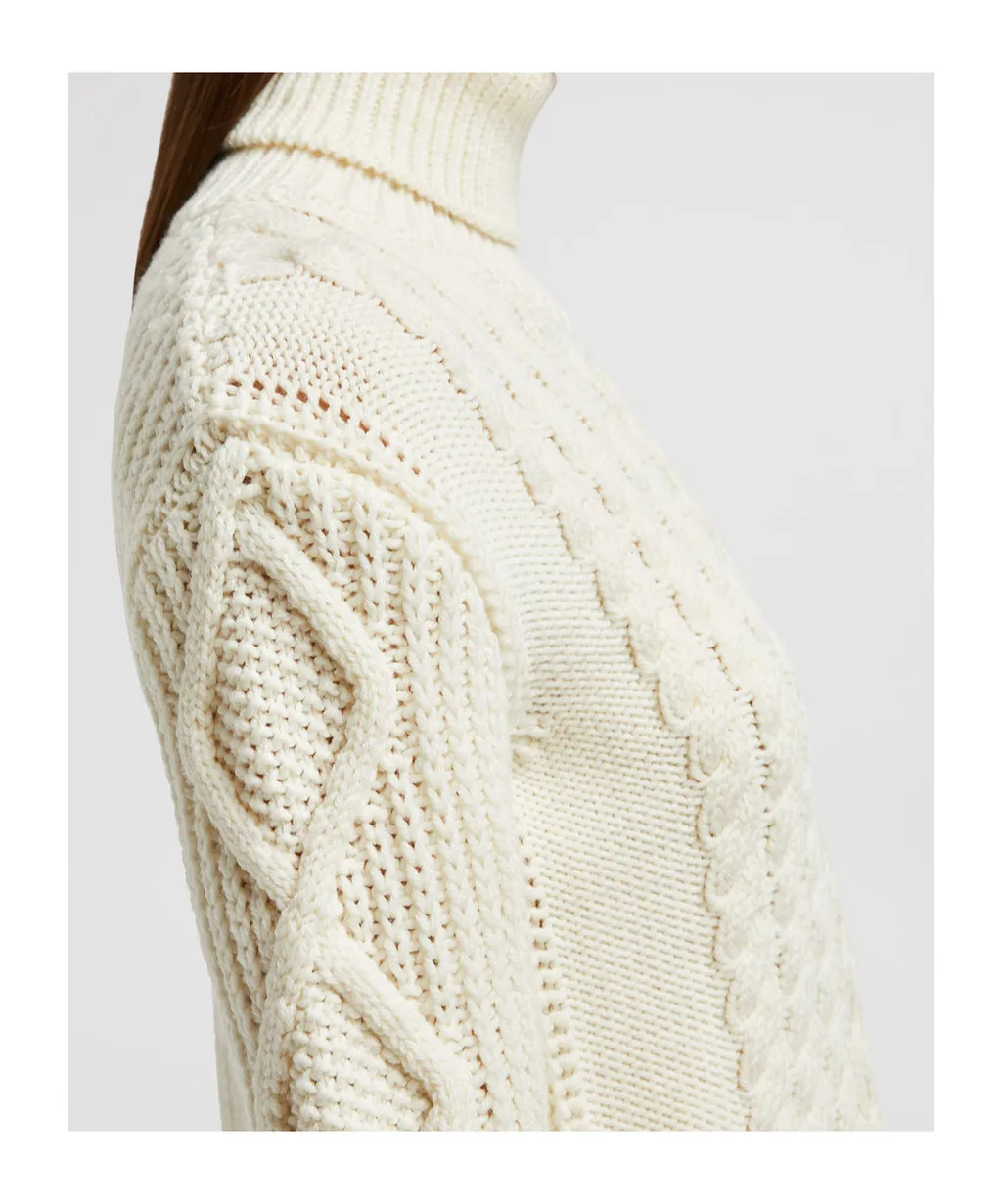 Turtleneck Knit Sweater
