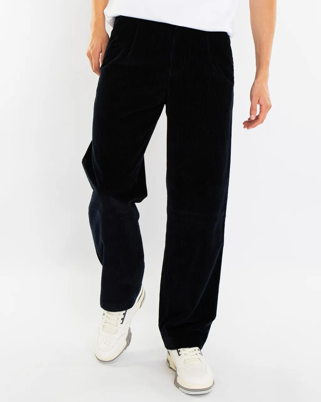 Pleated Corduroy Trousers