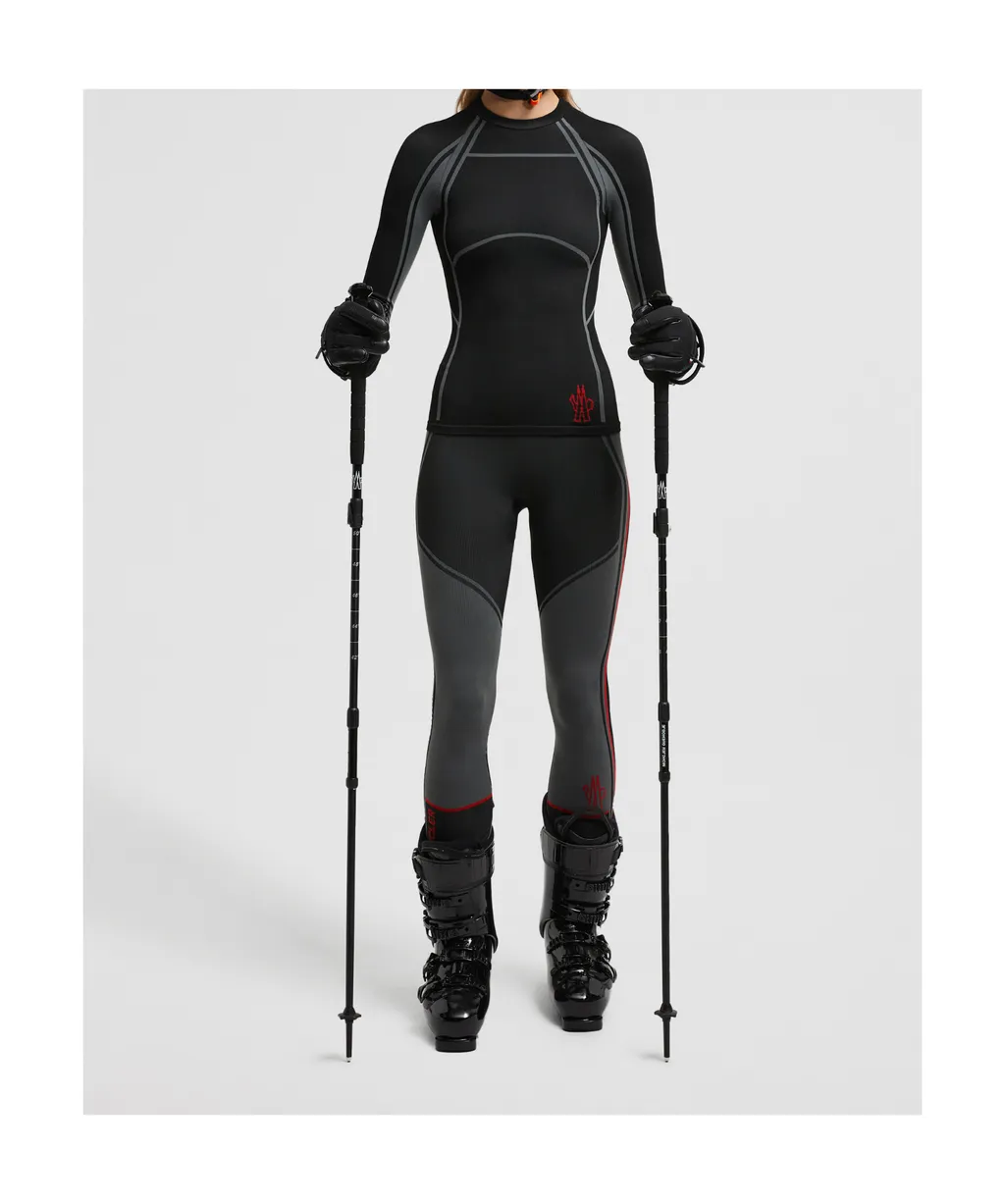 Stretch-Knit Ski Pants