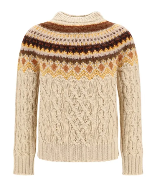 Grenoble Cable Knit Crewneck Jumper