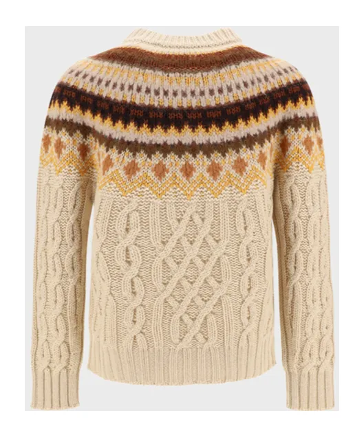Grenoble Cable Knit Crewneck Jumper