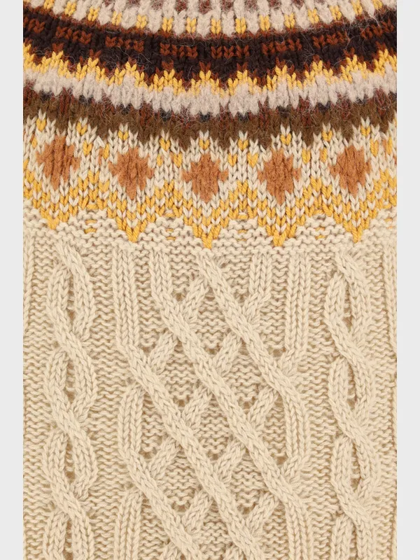 Grenoble Cable Knit Crewneck Jumper