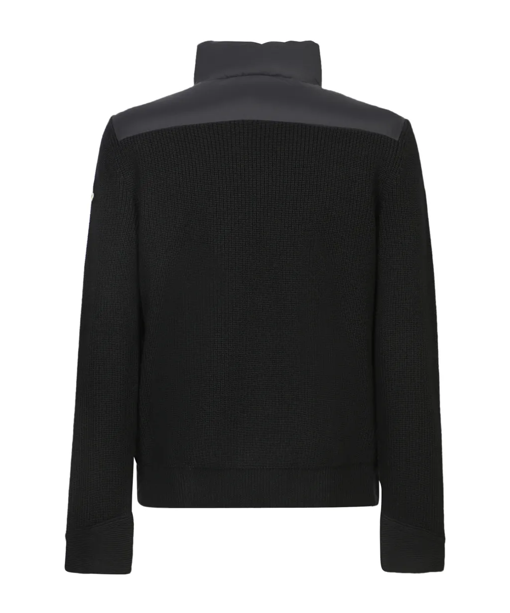 Panelled Padded Cardigan