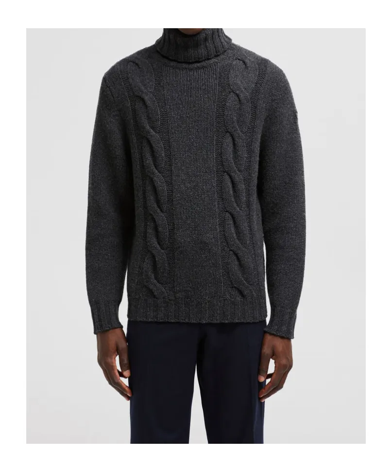 Wool & Cashmere Polo Neck Jumper