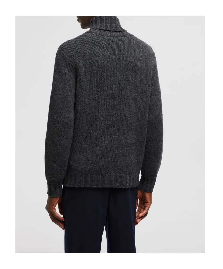 Wool & Cashmere Polo Neck Jumper