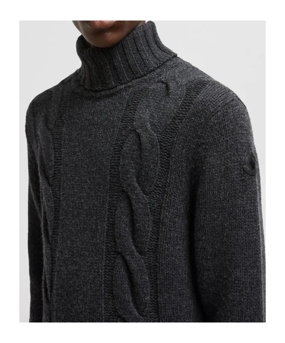 Wool & Cashmere Polo Neck Jumper
