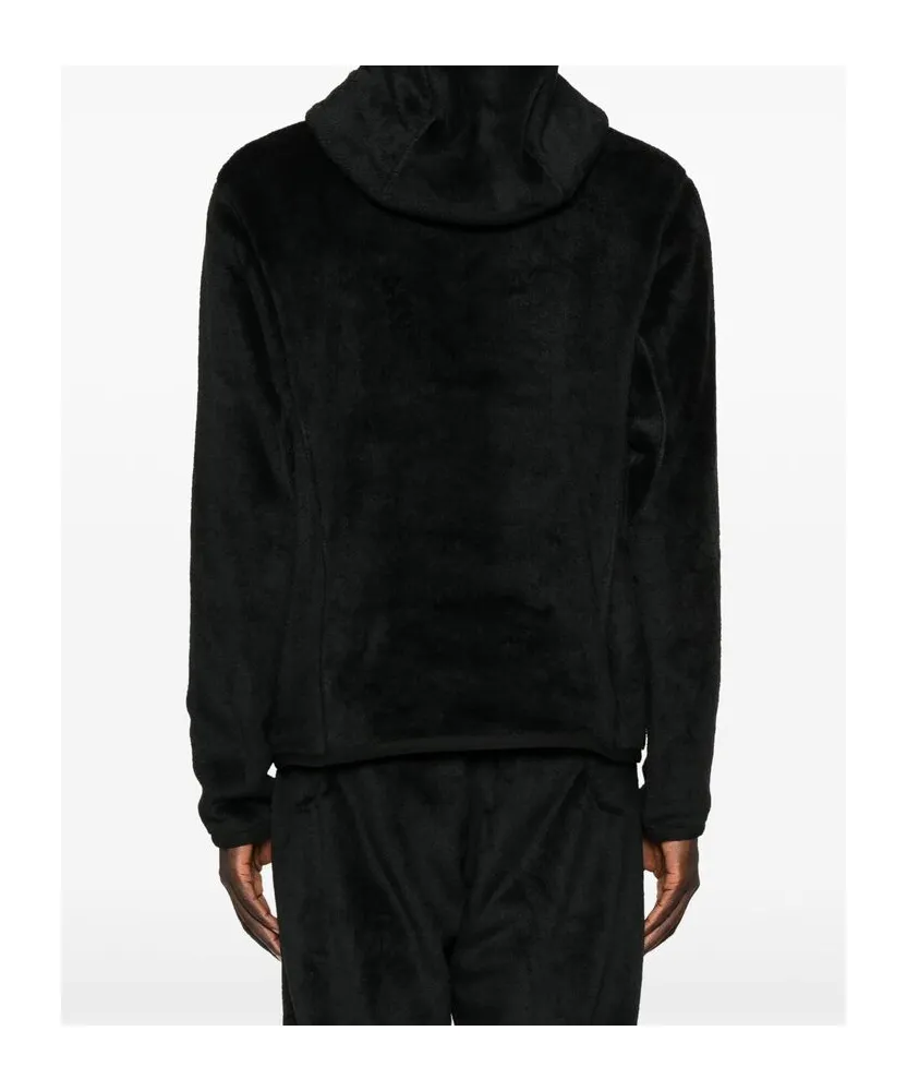 Logo Patch Fleece Hoodie