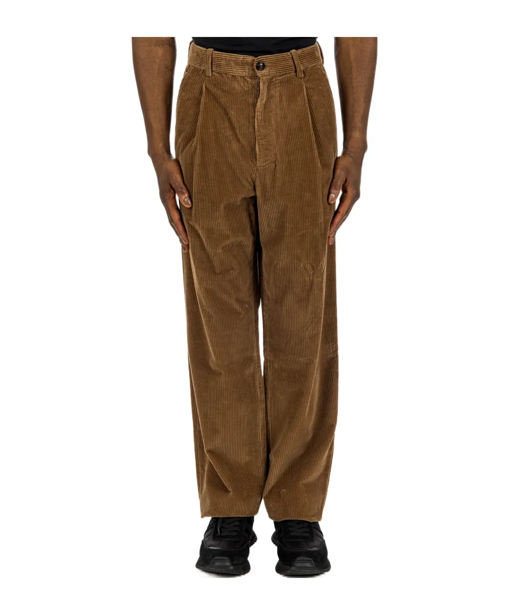 Mid Rise Corduroy Pants