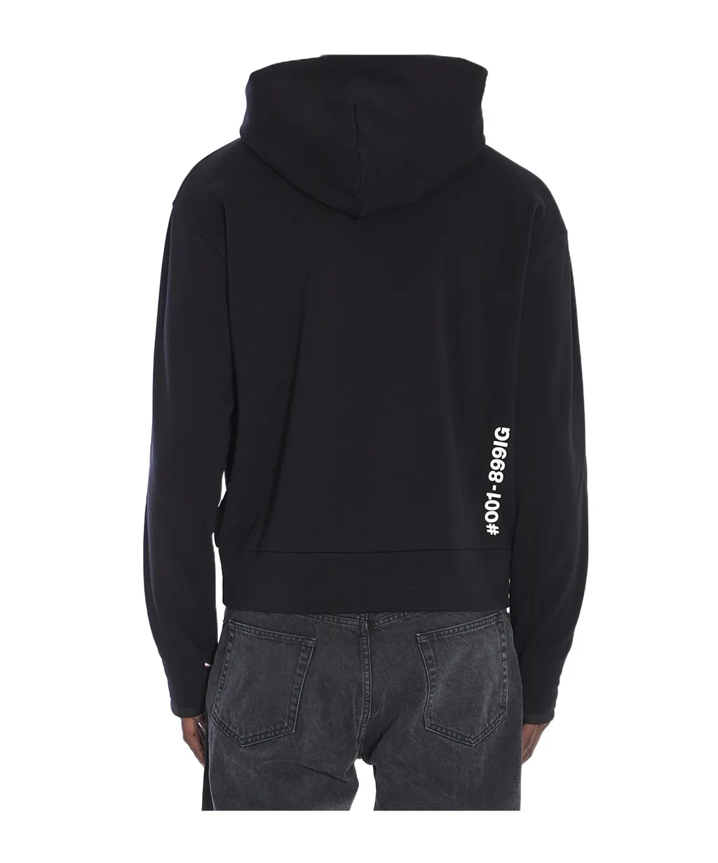 Grenoble Logo Printed Drawstring Hoodie