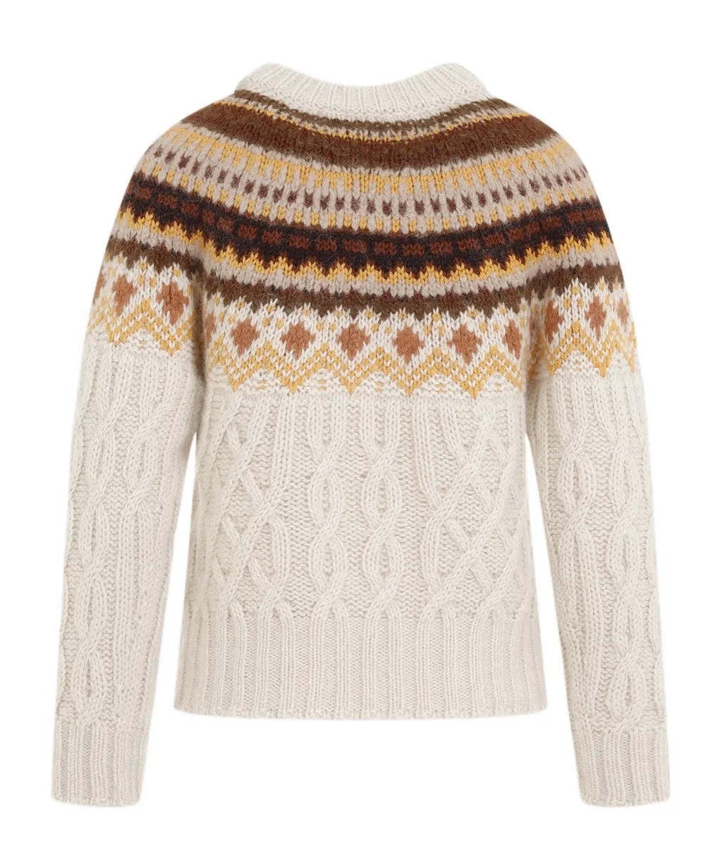 Cable-Knit Sweater
