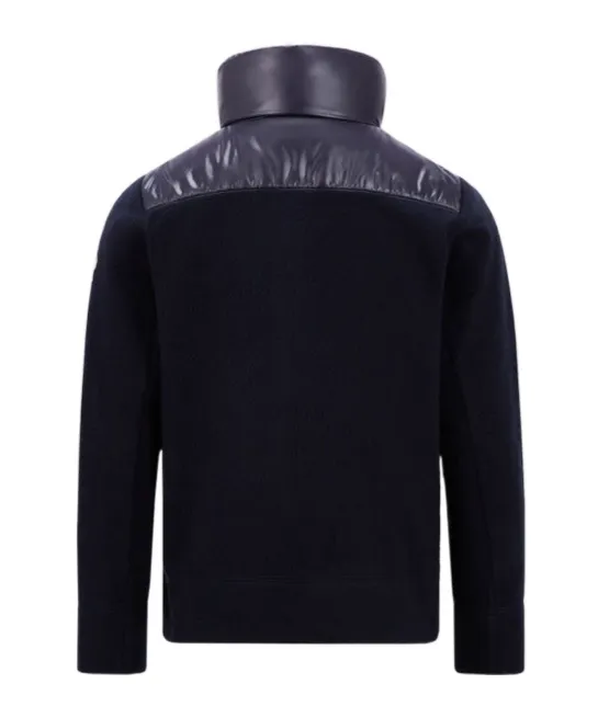 Padded Zip-Up Sweatshirt