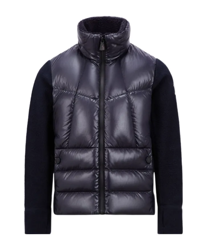 Padded Zip-Up Sweatshirt