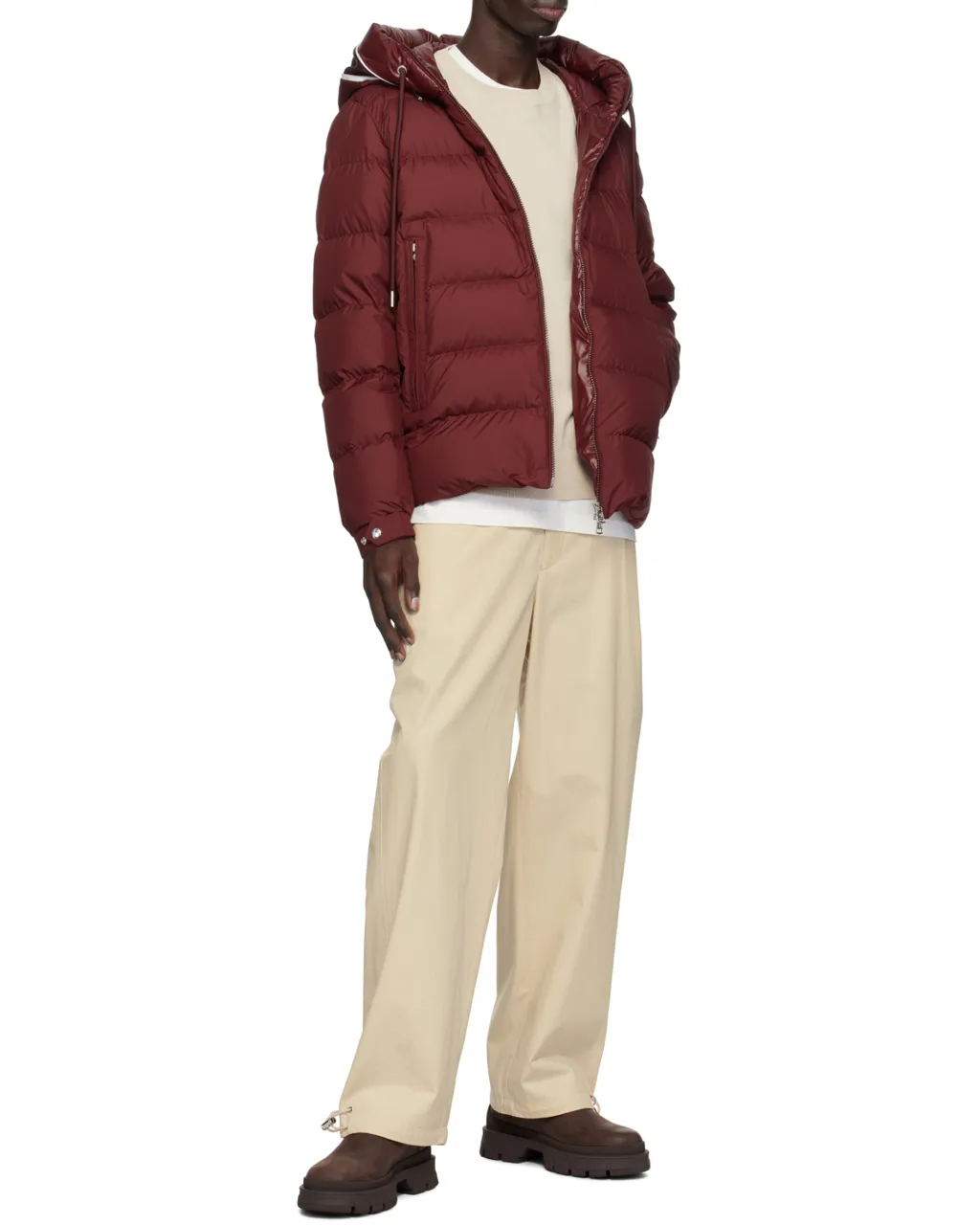 Long-Sleeved Down Jacket